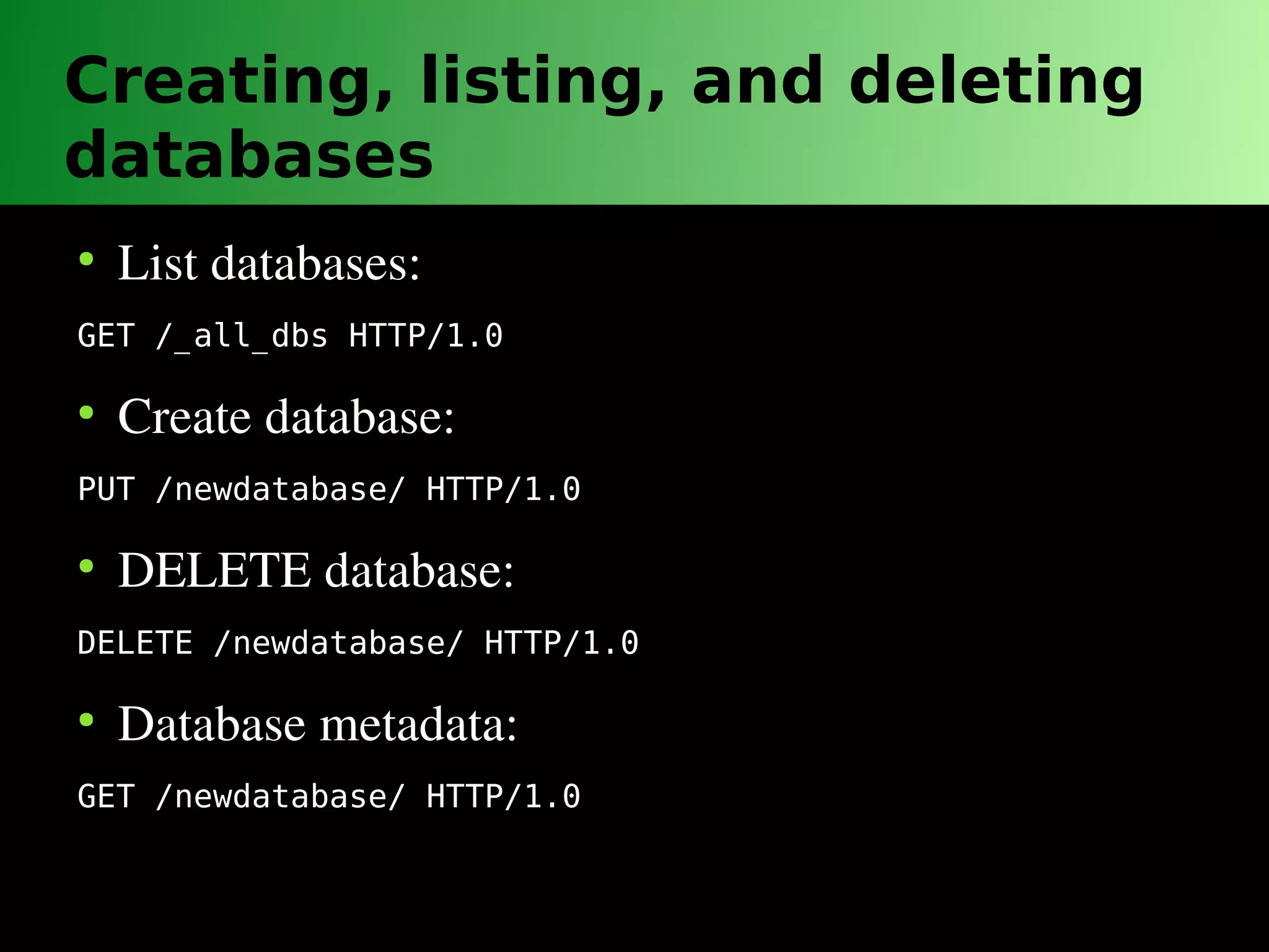 CouchDB is sacrilege... mmm, delicious sacrilege
