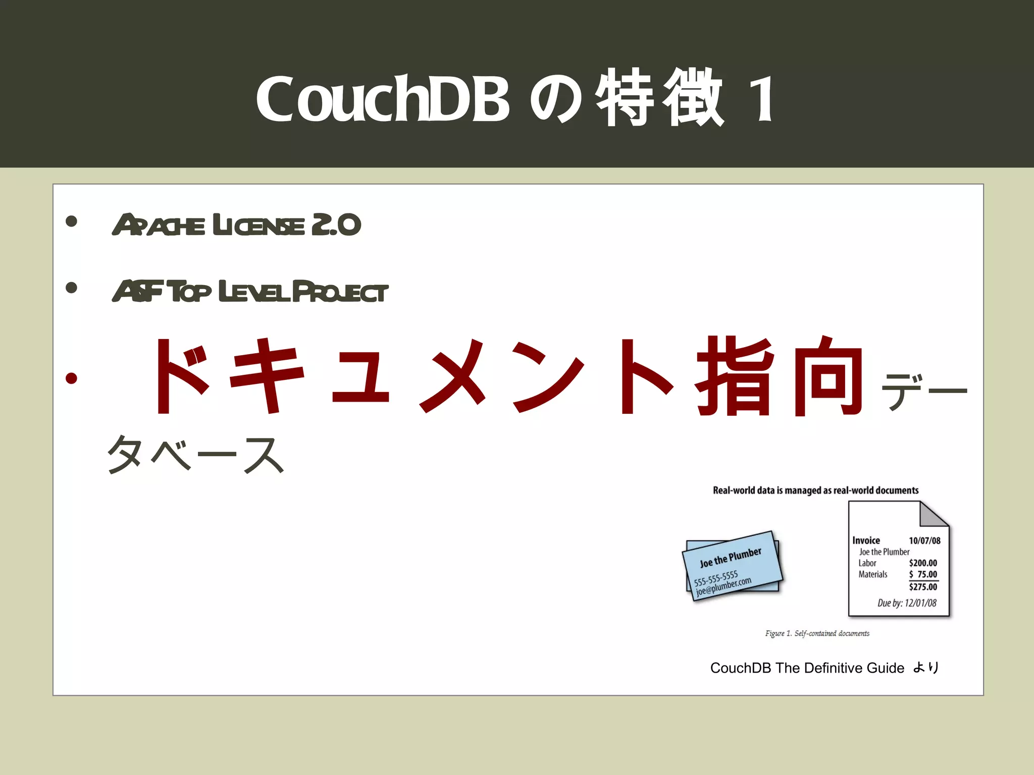 CouchDB JP Developers Dummit LT