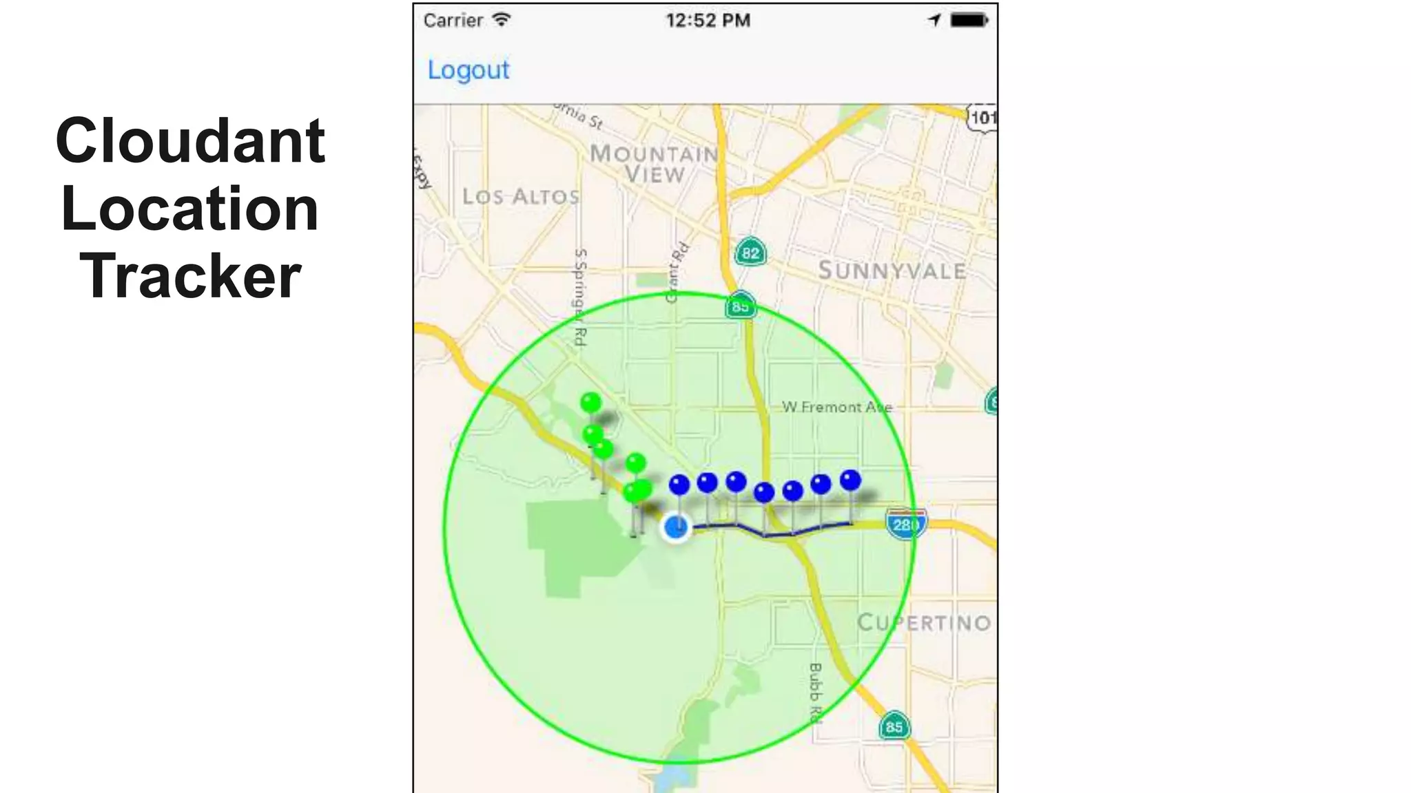 Cloudant
Location
Tracker
 