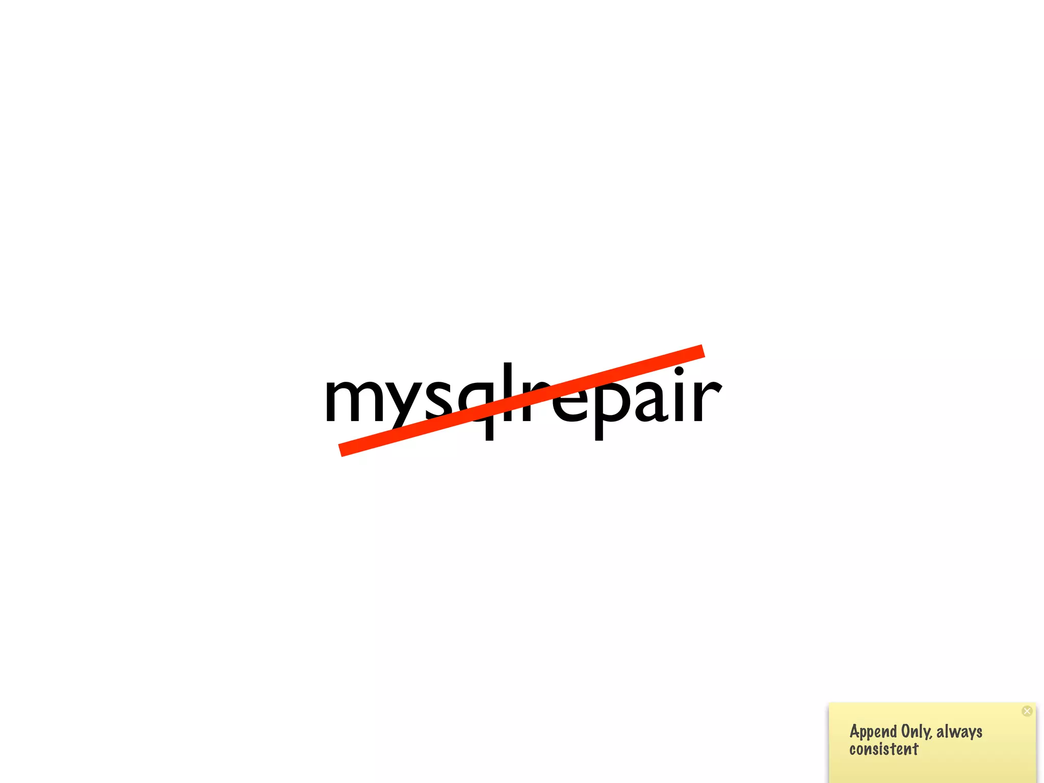 mysqlrepair
 