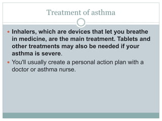 Cough and asthma presentation.power point | PPT
