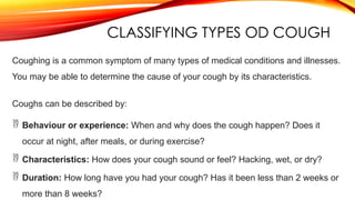 Comprehensive Medical Guide to Understanding and Managing Coughing | PPTX