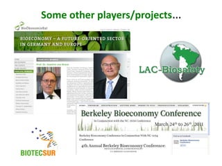 Could ciat  be(come)  the latin-american convening centre on the knowledge based bio-economy?