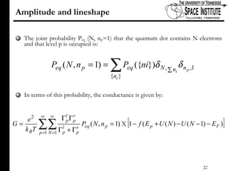Coulomb Blockade Oscillations | PPT