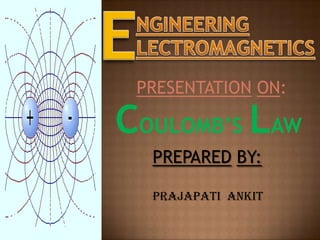 PRESENTATION ON:

COULOMB’S LAW
PREPARED BY:
PRAJAPATI ANKIT

 