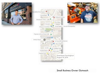 Small Business Owner Outreach
 