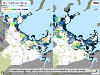 Climate Change is impacting Quincy now, and will continue to into the future.
2070Current Conditions
 