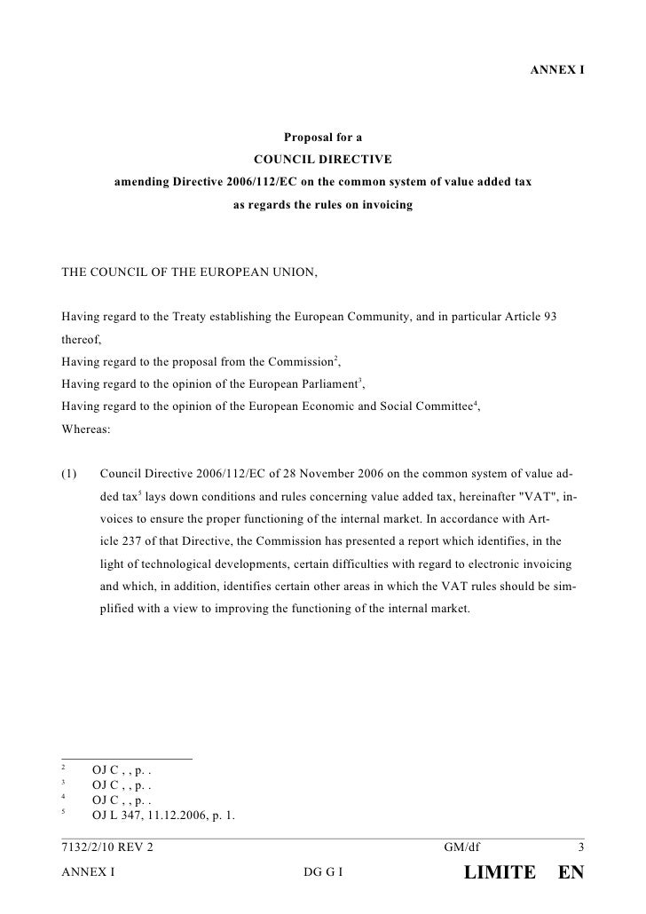 Annex iii of vat directive 2006 112 ec