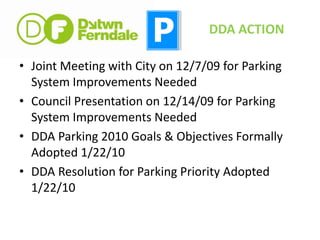 System Issue:  $$$ Generated By Parking System DOES NOT ALL Go Into The Auto Parking Fund, Therefore Insufficient For Building A Parking StructureWhere Else Does It Go?General Fund