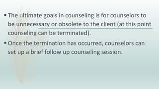 Set Point Couseling Phases of Counseling | PPTX