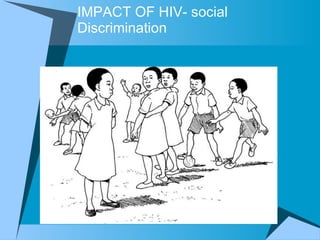IMPACT OF HIV- social  Discrimination 