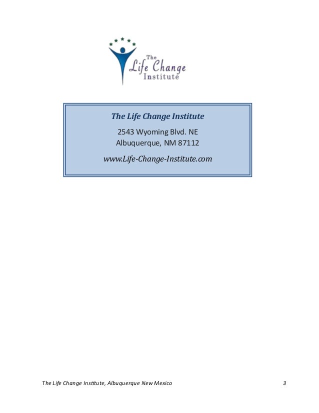 Counseling Therapy Life Change Institute
