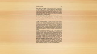Essentials of Counseling 199
Brief Cognitive Group Therapy: Cognitive techniques work well in group therapy.
The group is taught the basics of the cognitive approach, then individual members
take turns presenting an event or situation that tempted them to abuse substances.
Other members assist the therapist in asking for more information about the client’s
thoughts on the event and how it did or did not lead to substance abuse (or to negative
feelings that might have led to use). Finally, the group members provide the client
with alternative ways of viewing the situation.
Cognitive-Behavioral Group Therapy: The cognitivebehavioral approach focuses
the group’s attention on selfdefeating beliefs, relying on group members to identify
such beliefs in each other. The therapist encourages group members to apply
behavioral techniques such as homework and visualization to help participants think,
feel, and behave differently.
Strategic/ Interactional Therapies: The strategic therapist uses techniques similar to
those used in family therapy to challenge each group member to examine ineffective
attempted solutions. The therapist encourages group members to evaluate and process
these attempted solutions and recognize when they are not working, then engages the
group in generating alternative solutions. The therapist also works, where appropriate,
to change group members’ perceptions of problems and helps them understand what
is happening to them. Typically, the therapist guides the process, while members offer
suggestions and encouragement to each other as they identify and implement effective
solutions.
The principles of solutionfocused therapy are the same for group treatment as for
individual therapy. These include client goalsetting through the use of the ‘miracle’
question, use of scaling questions to monitor progress, and identification of successful
strategies that work for each client. The therapist works to create a group culture and
dynamic that encourages and supports group members by affirming their successes.
At the same time, the therapist works to restrain client digressions (‘war stories’) and
personal attacks. The therapist tries to challenge group members all of whom, unlike
in family therapy, are seen as ‘customers’ to take action to create positive change.
Brief Group Humanistic and Existential Therapies: Several approaches fall within
this category. The transpersonal approach is useful in meditation, stress reduction, and
relaxation therapy groups and can be adapted for clients who have substance abuse
disorders. In dealing with issues of religion or spirituality, it is helpful to have other
people talk about their perspectives. In this way, past degrading or punitive
 