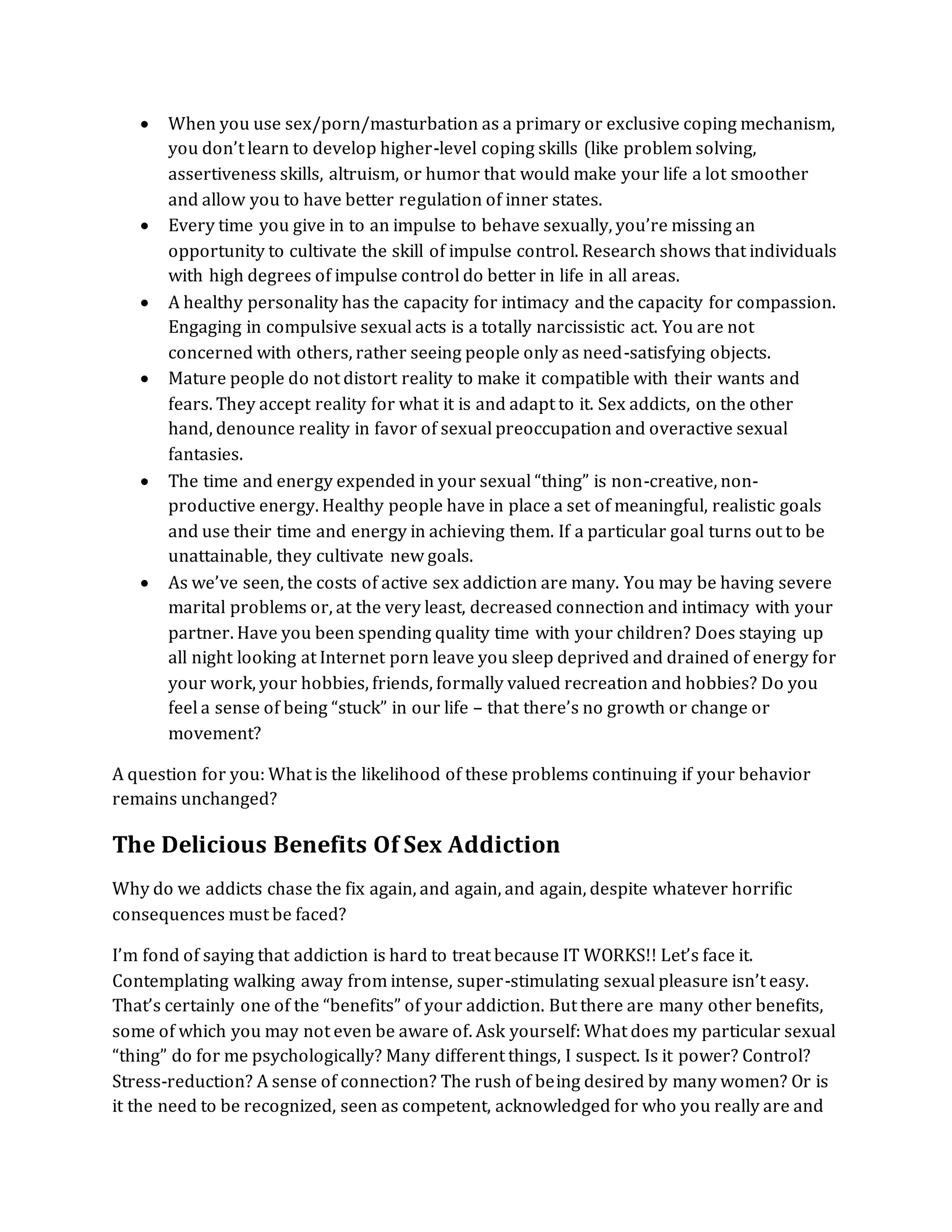 Counseling for sex addiction the first step | DOCX