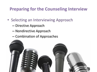 Non Direct Interviewing Counseling interview | PDF
