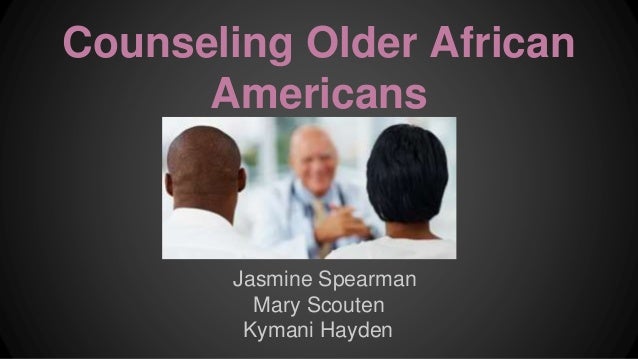 Counseling older african americans adults