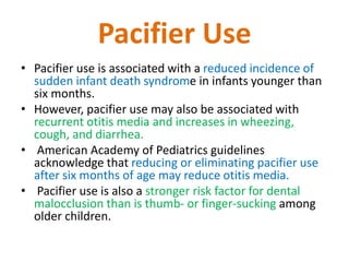 Counseling on early childhood concerns | PPTX | Oral care | Personal Care