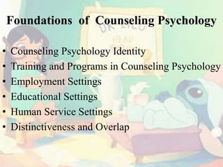 Counseling psychology identity | PPTX