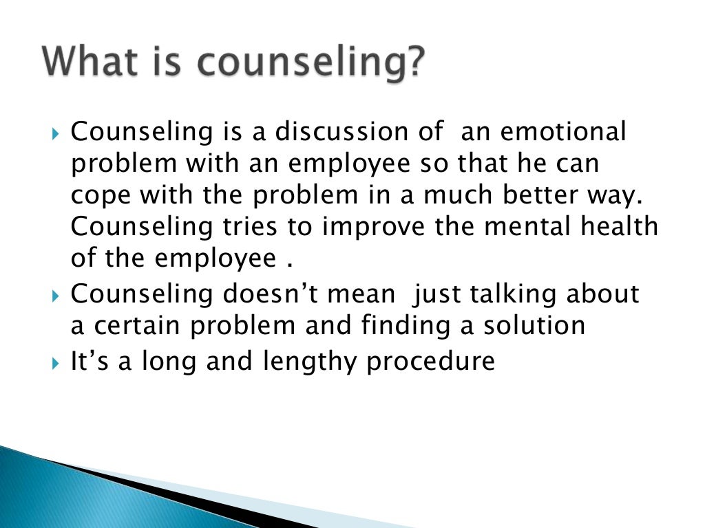 Counseling techniques