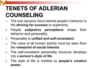 Counseling Theories | PPTX