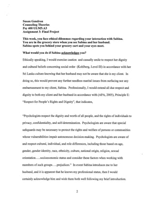 Counseling Theories 1