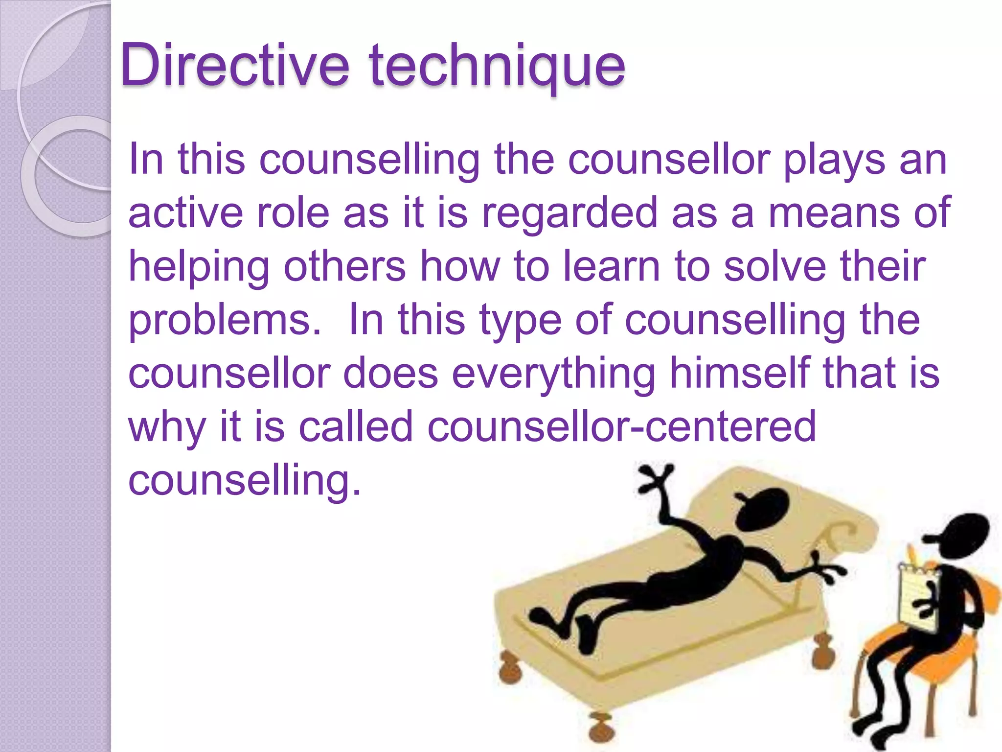 directive Counselling | PPTX