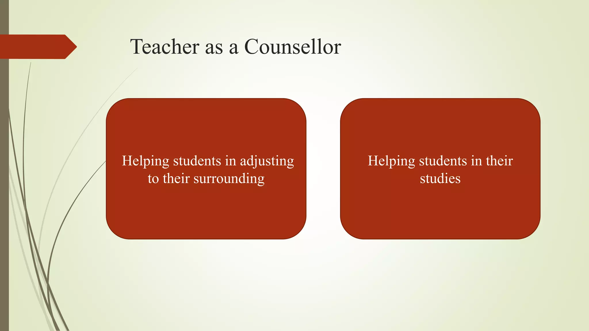 Teacher As A Counselor | PPTX