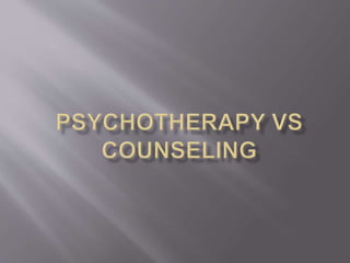 Counselling