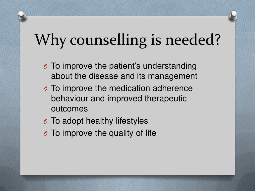 Counselling in hiv