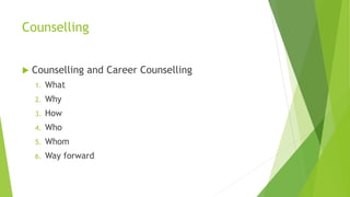 Career Counselling Skills