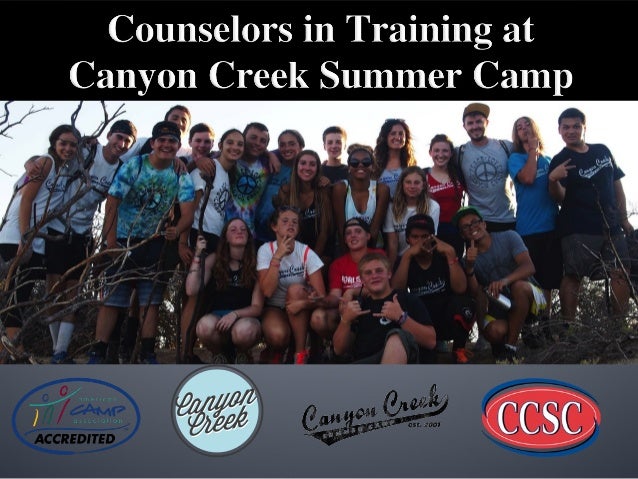 counselors in training with canyon creek summer camp