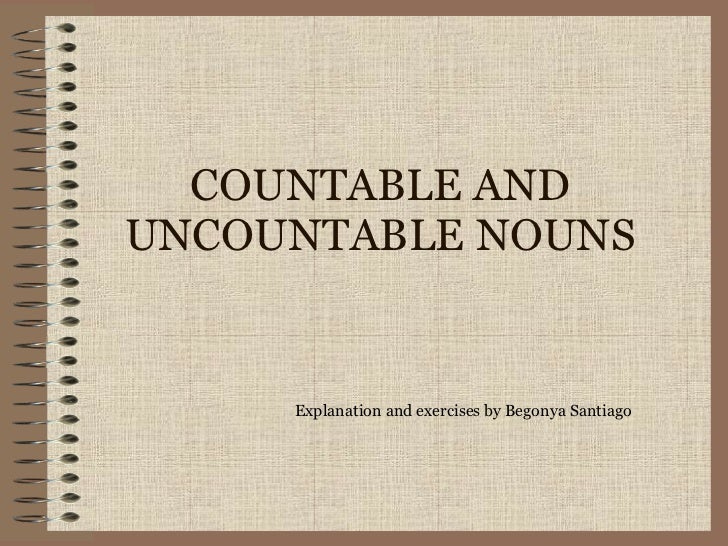 Countable And Uncountable Nouns