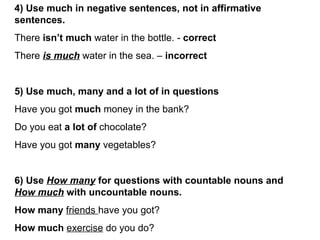Countable uncountable nouns | PPT