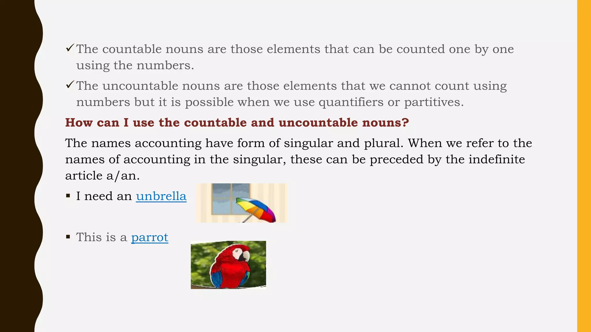 Countable and uncountable | PPT