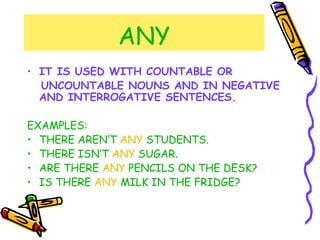 Countable and uncountable nouns | PPT