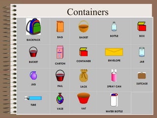 Containers
 