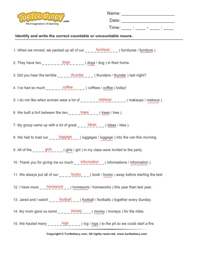 countable uncountable nouns exercises pdf driverlayer