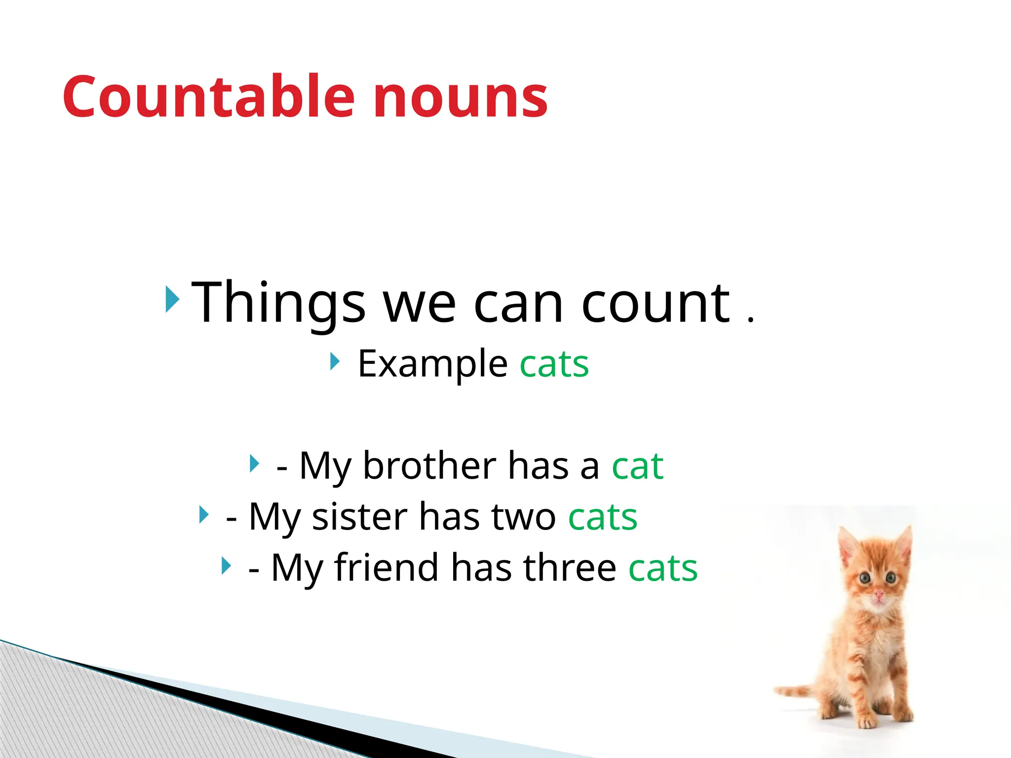 Countable Things Example Grammar countable and uncountable nouns.pptx