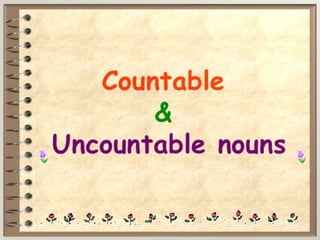 Countable and uncountble
