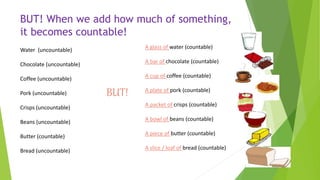 Countable (c) and uncountable (u | PPTX