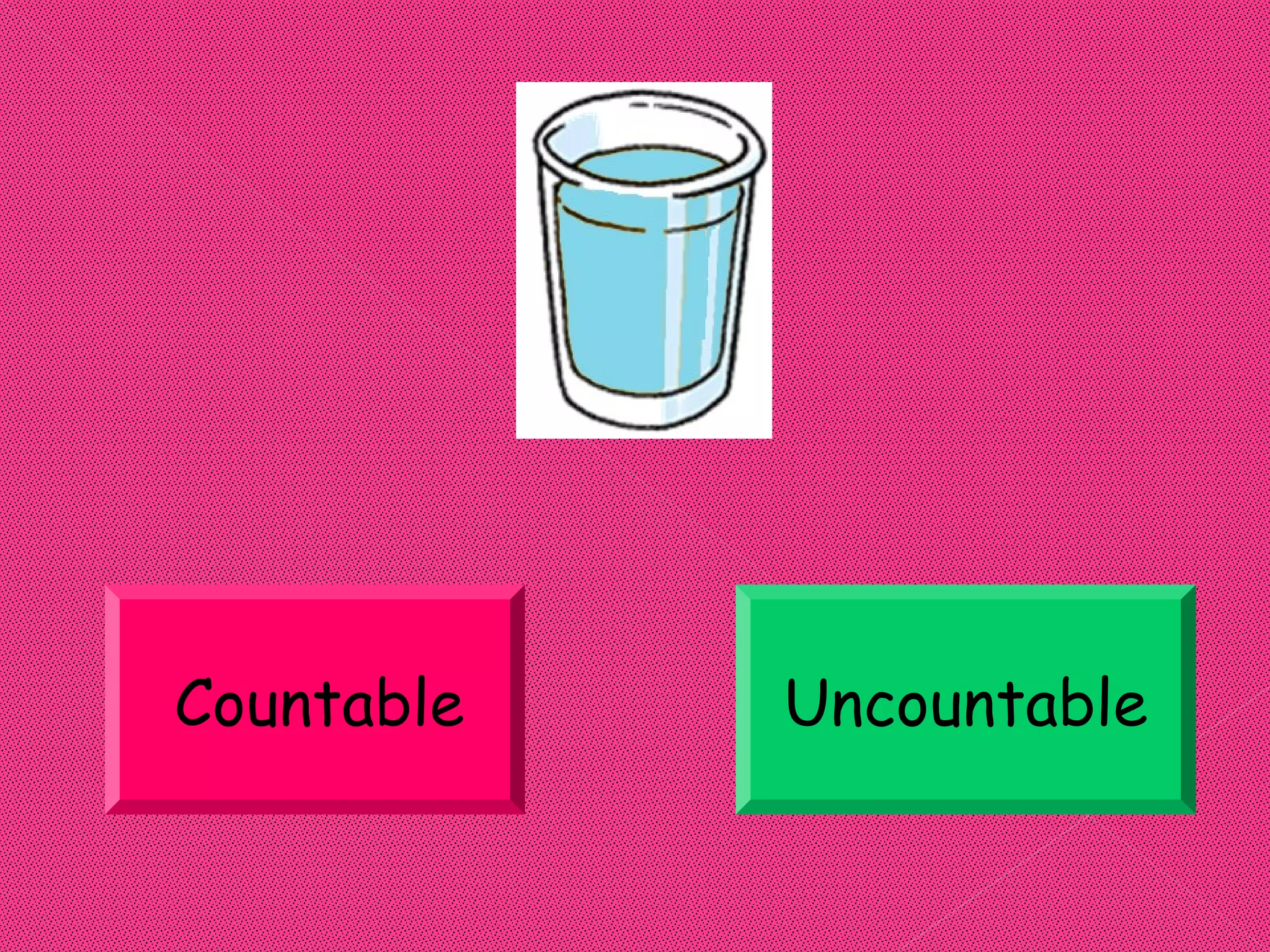 Countable   Uncountable
 