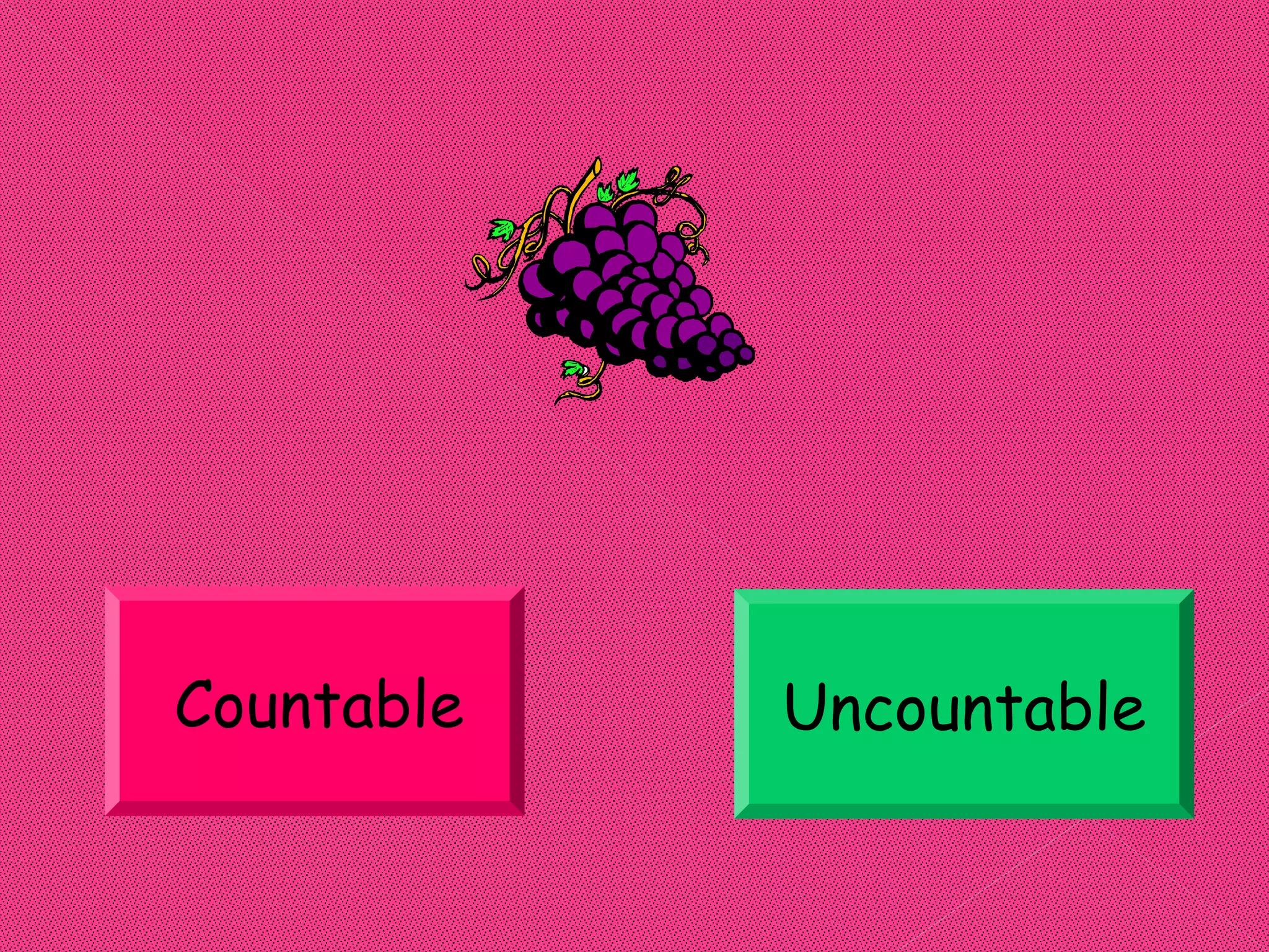 Countable   Uncountable
 
