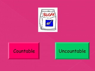 Countable   Uncountable
 