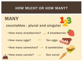 How Many Define Countables uncountables | PPTX