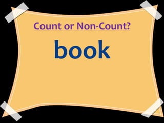 Non Count Count and Mass Nouns; Collective Nouns Grade 4 | PPTX