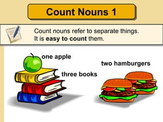Count and non count nouns, some and any | PPS