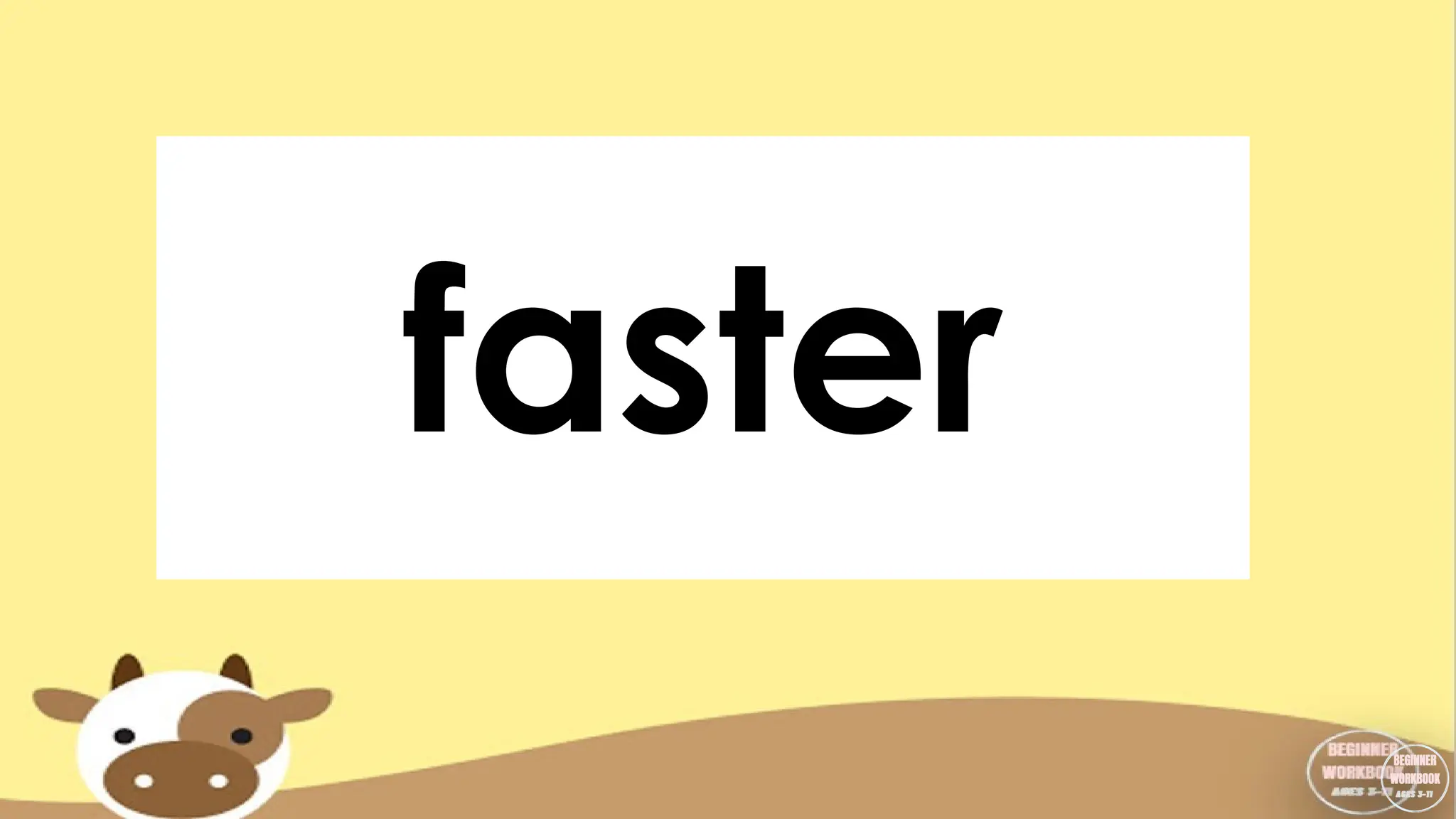 faster