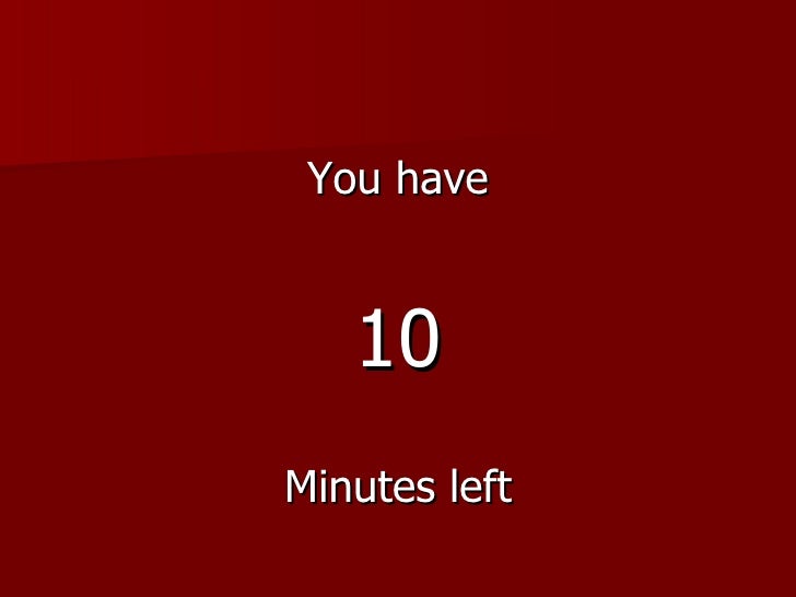countdown 10 min