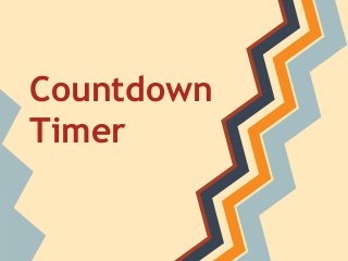 Countdown
Timer
 