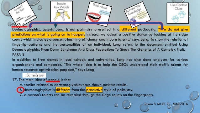 MUET Reading